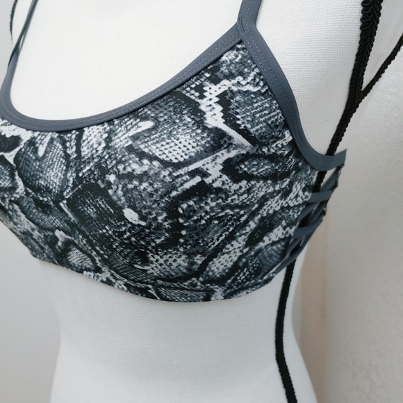 Kona Sol Strappy Side Bralette Bikini Top - Picture 2 of 8